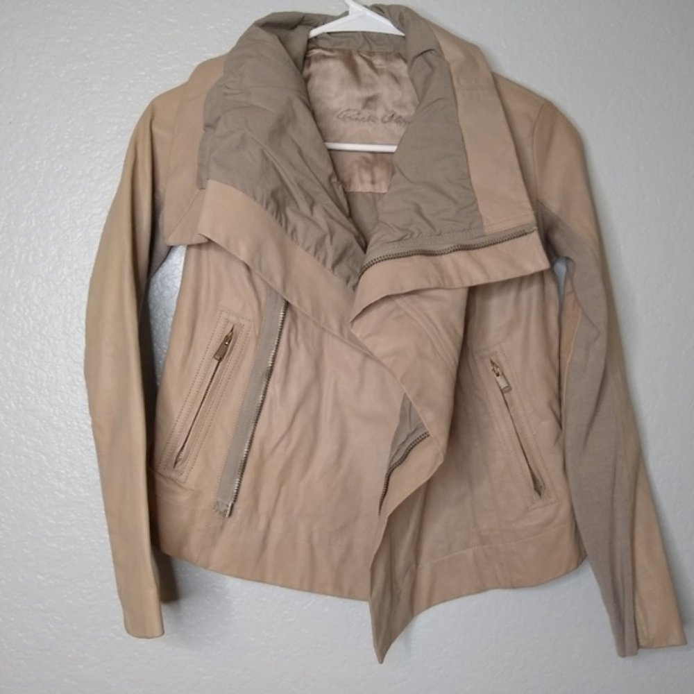 Rick Owens Classic Leather Biker Jacket